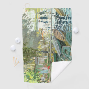 Claude Monet. Bathers at La Grenouillère Golf Towel