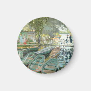 Claude Monet. Bathers at La Grenouillère Magnet
