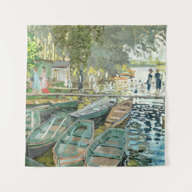 Claude Monet. Bathers at La Grenouillère Tapestry (Front)