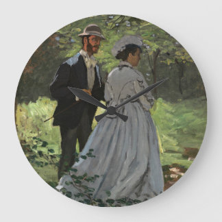 Claude Monet - Bazille and Camille, Large Clock