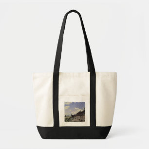 Claude Monet   Beach at Honfleur, 1864 Tote Bag