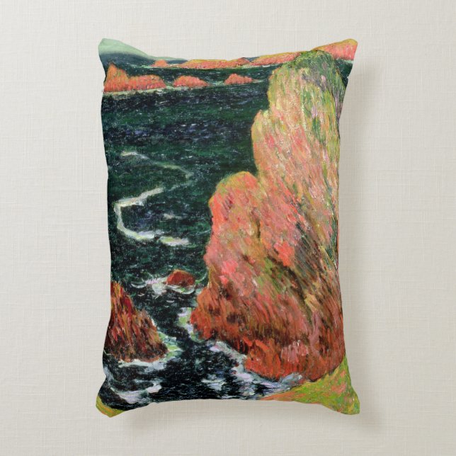 Claude Monet | Belle Ile Decorative Cushion (Front(Vertical))