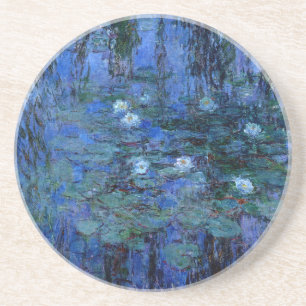 Claude Monet Blue Water Lilies Coaster