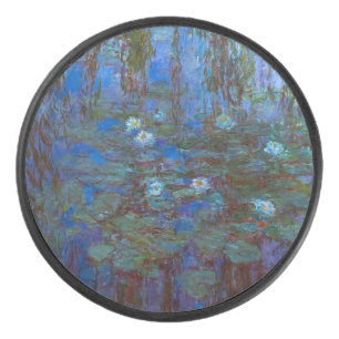 Claude Monet - Blue Water Lilies Hockey Puck
