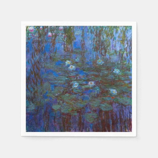 Claude Monet - Blue Water Lilies Napkin (Front)