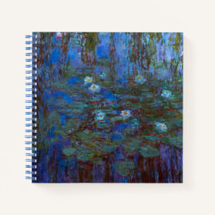 Claude Monet - Blue Water Lilies Notebook