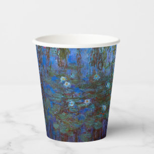 Claude Monet - Blue Water Lilies Paper Cups