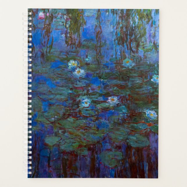 Claude Monet - Blue Water Lilies Planner (Front)