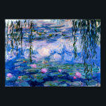 Claude Monet - Blue Water Lilies Poster<br><div class="desc">Date: 1916 | Blue Water Lilies (Nymphéas) by Claude Monet.</div>