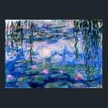 Claude Monet - Blue Water Lilies Poster<br><div class="desc">Date: 1916 | Blue Water Lilies (Nymphéas) by Claude Monet.</div>