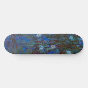 Claude Monet - Blue Water Lilies Skateboard