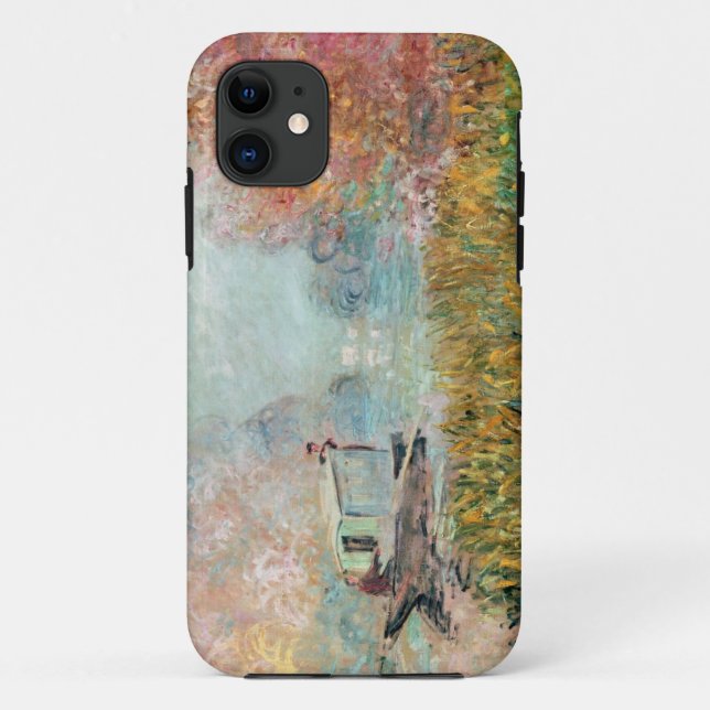 Claude Monet |  Boat Studio on the Seine Case-Mate iPhone Case (Back)