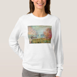Claude Monet    Boat Studio on the Seine T-Shirt