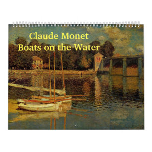 Claude Monet - Boats on the Water Calendar