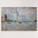 Claude Monet - Boats Regatta at Argenteuil Jigsaw Puzzle<br><div class="desc">The Boats Regatta at Argenteuil / Regate a Argenteuil - Claude Monet,  Oil on Canvas,  1874</div>