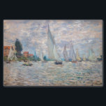 Claude Monet - Boats Regatta at Argenteuil Tissue Paper<br><div class="desc">The Boats Regatta at Argenteuil / Regate a Argenteuil - Claude Monet,  Oil on Canvas,  1874</div>
