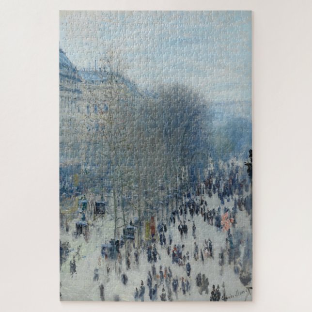 Claude Monet – Boulevard des Capucines Jigsaw Puzzle (Vertical)