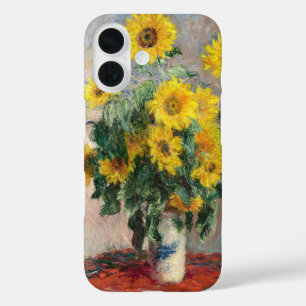 Claude Monet Bouquet of Sunflowers 1881 Art iPhone 16 Case