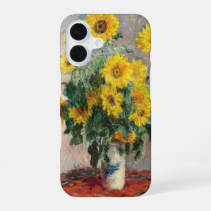 Claude Monet Bouquet of Sunflowers 1881 Art iPhone 16 Case