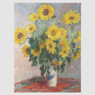 Claude Monet Bouquet of Sunflowers 1881 Art Tissue Paper