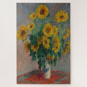 Claude Monet – Bouquet of Sunflowers Jigsaw Puzzle
