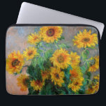 Claude Monet - Bouquet of Sunflowers Laptop Sleeve<br><div class="desc">Bouquet of Sunflowers / Bouquet de tournesols - Claude Monet,  Oil on Canvas,  1881</div>