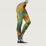 Claude Monet - Bouquet of Sunflowers Leggings<br><div class="desc">Bouquet of Sunflowers / Bouquet de tournesols - Claude Monet,  Oil on Canvas,  1881</div>