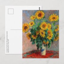 Claude Monet - Bouquet of Sunflowers