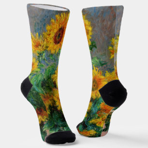 Claude Monet - Bouquet of Sunflowers Socks