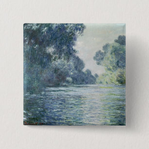 Claude Monet Branch of the Seine near Giverny 15 Cm Square Badge