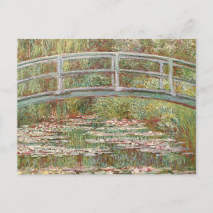 Claude Monet - Bridge Over a Pond of Water Lilies Postcard