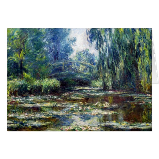 Claude Monet Bridge Over Water Lily Pond (Front Horizontal)
