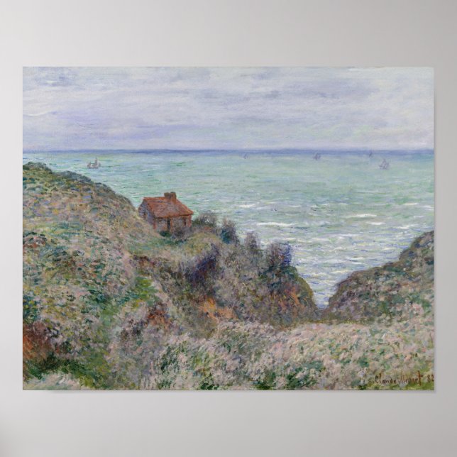 Claude Monet - Cabin of the Customs Watch Poster (Front)