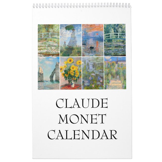Claude Monet Calendar (Cover)