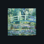 Claude Monet Canvas Print<br><div class="desc">Claude Monet -Water Lilies and Japanese Bridge</div>