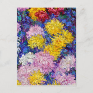 Claude Monet - Chrysanthemums Postcard