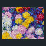 Claude Monet - Chrysanthemums Poster<br><div class="desc">Claude Monet - Chrysanthemums</div>