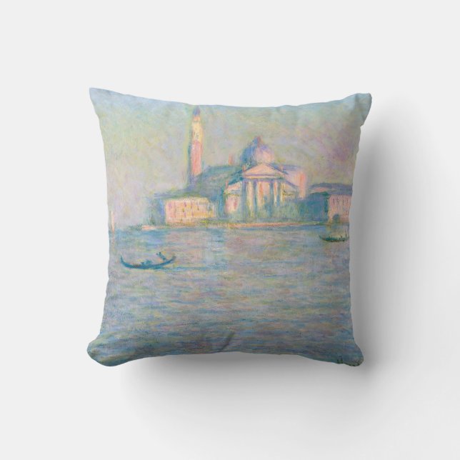 Claude Monet - Church of San Giorgio Maggiore Cushion (Front)
