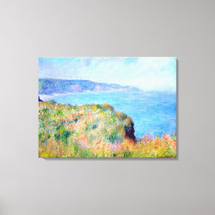 Claude Monet: Cliff Near Pourville Canvas Print