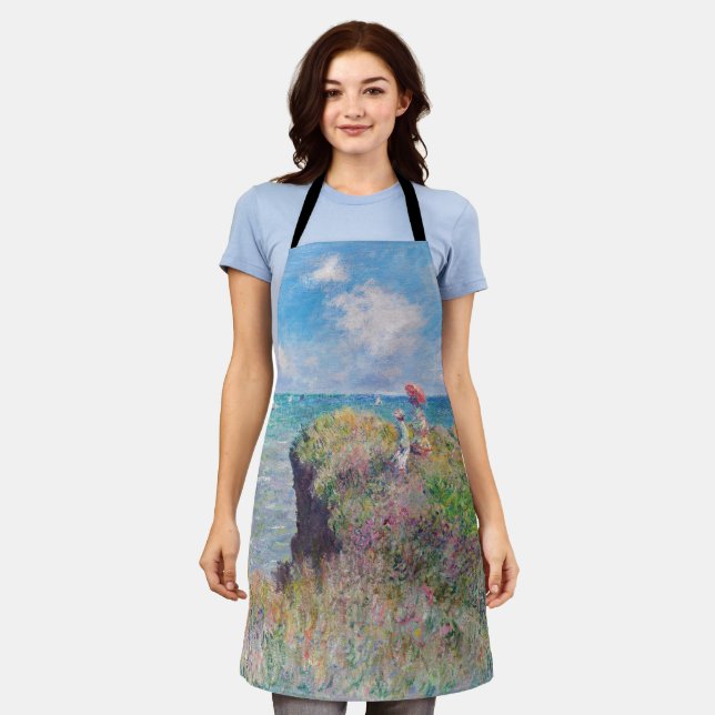 Claude Monet - Cliff Walk at Pourville Apron (Worn)