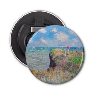 Claude Monet - Cliff Walk at Pourville Bottle Opener