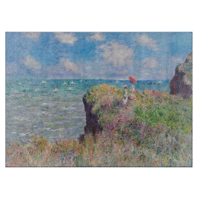 Claude Monet - Cliff Walk at Pourville Cutting Board (Front)