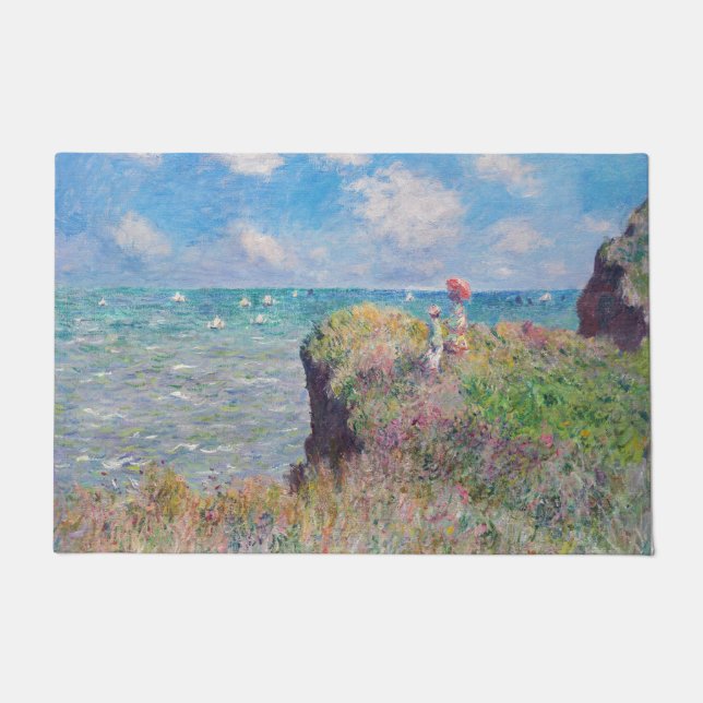 Claude Monet - Cliff Walk at Pourville Doormat (Front)