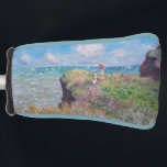 Claude Monet - Cliff Walk at Pourville Golf Head Cover<br><div class="desc">Cliff Walk at Pourville / Promenade sur la falaise,  Pourville - Claude Monet,  1882</div>
