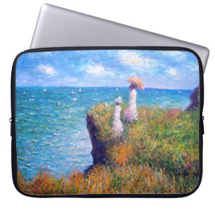 Claude Monet: Cliff Walk at Pourville Laptop Sleeve
