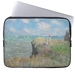 Claude Monet - Cliff Walk at Pourville Laptop Sleeve