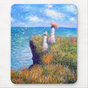 Claude Monet: Cliff Walk at Pourville Mouse Pad