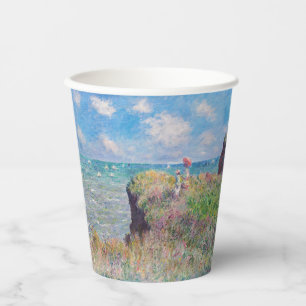 Claude Monet - Cliff Walk at Pourville Paper Cups