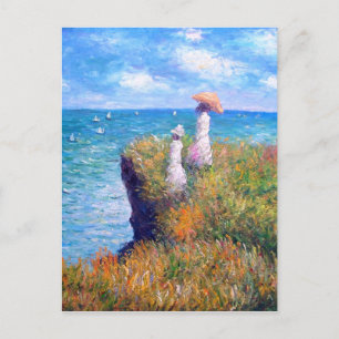 Claude Monet: Cliff Walk at Pourville Postcard