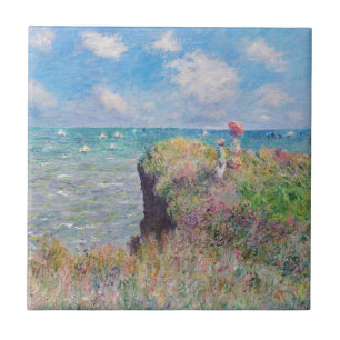Claude Monet - Cliff Walk at Pourville Tile